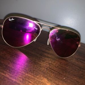 Pink Ray-Ban Aviators
